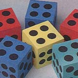 Large Foam DicePrice Per Dozen
