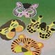 Wild Animal Foam MasksSold In Dozens