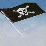 Plastic Pirate FlagPrice Per Dozen