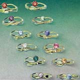 Girl's Birthstone RingsPrice Per 36 Count Box