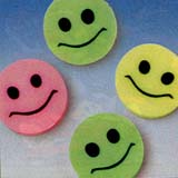 Mini Smile ErasersSold In 144 Count Bag  Only