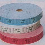 Admit One TicketsPrice Per Single Roll