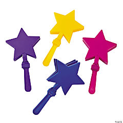 Star Shaped Hand Clappers<br>1 dozen