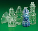 PLASTIC CASTLE SAND ART BOTTLES 12CT PACK