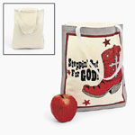 DIY Large Color Tote Bags<br>12" x 13"-1 dozen
