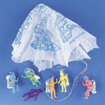Mini Vinyl Paratroopers<br>1 1/2"- 72 piece(s)