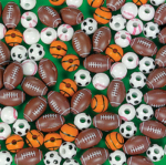 PLASTIC SPORT BALL ASSORTMENT 300 COUNT PACK