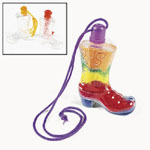 COWBOY BOOT SAND ART BOTTLE NECKLACE 12 CT PACK