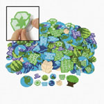 EARTHDAY ADHESIVE FOAM SHAPES 500PC PACK