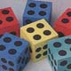 Large Foam Dice<br>Price Per Dozen