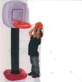 BASKETBALL GOAL AND INFLATE SOLD AS SINGLE ITEM