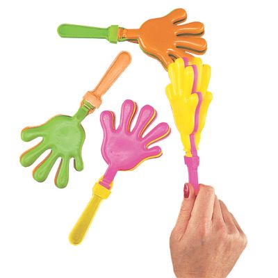 Colorful Hand Clappers<br>1 dozen