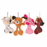 PLUSH MINI FARM ANIMALS 4.5" 12CT PACK