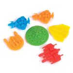 Plastic Space Ship Assortment<br>1 3/4"<br>144 piece(s)