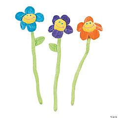 Bendable Stuffed Daisy Flowers<br>1 dozen