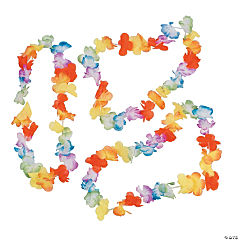 Bright Flower Leis<br>1 dozen