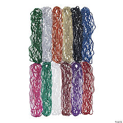 Bulk Metallic Bead Necklace Assortment<br>144 piece(s)