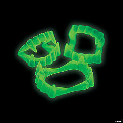 Bulk Glow in the Dark Fangs Vampire Teeth<br>72 piece(s)