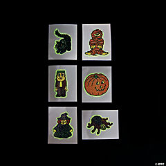 Bulk Glow-in-the-Dark Halloween Tattoos<br>72 piece(s)