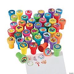 Kid's Shapes, Faces & Animals Stampers Assortment<br>100 piece(s)