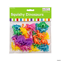 Pearlized Squishy Dinosaurs<br>48 piece(s)