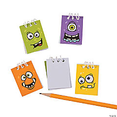 Bulk Mini Monster Face Notepads<br>48 piece(s)
