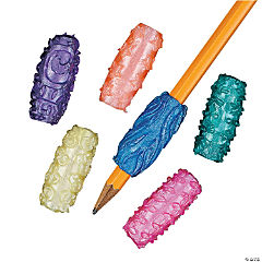 Bulk Pearlized Sticky Pencil Grips<br>48 piece(s)