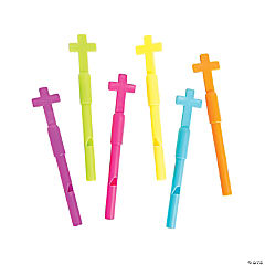 Bulk Cross Toy Whistles<br>72 piece(s)
