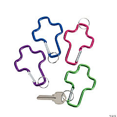 Cross Clip Key Chains<br>1 Dozen