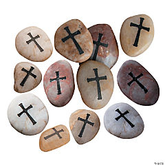 Cross Worry Stones<br>1 dozen