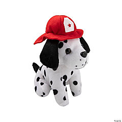 Fire Hat Stuffed Dalmation<br>1 dozen