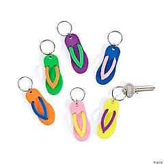 Flip Flop Keychains<br>1 dozen