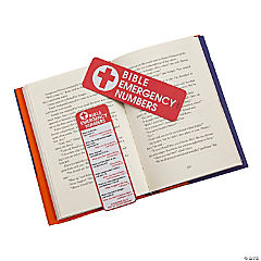 God's Emergency Numbers Bookmarks<br>24 piece(s)