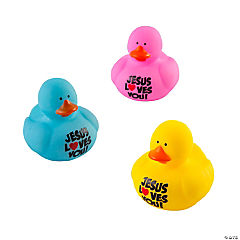 Jesus Love You Rubber Ducks<br>1 dozen