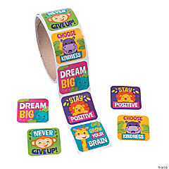 Jungle Motivationl Sticker Roll<br>1 roll