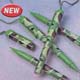 Camouflage Pen Necklace<br>Priced Per Dozen