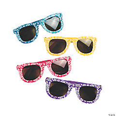 Kids Hibiscus Print Sunglasses<br>1 dozen