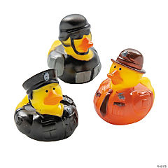 Law Enforcement Police, S.W.A.T. & State Trooper Rubber Ducks<br>1 dozen