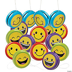 Smile Face YoYos<br>1 dozen