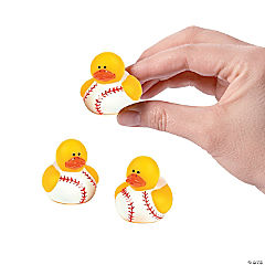 Mini Baseball Rubber Ducks<br>24 piece(s)