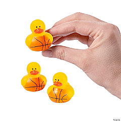 Mini Basketball Rubber Ducks<br>24 piece(s)