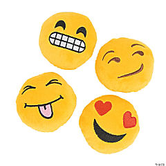 Mini Smiling Stuffed Face Emojis<br>1 dozen
