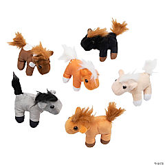 Mini Stuffed Horses<br>1 dozen