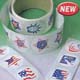 Patriotic Roll Stickers<br>Price Per Roll of 100