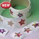 Star Stickers<br>Priced Per 100 COUNT ROLL.