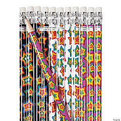 Neon Star Pencils<br>24 piece(s)