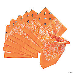 Orange Bandanas<br>1 dozen