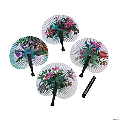 Asian Folding Fans<br>1 dozen