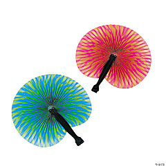 Bright Tropical Folding Fans<br>1 dozen