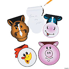 Farm Animal Party Notepads<br>24 piece(s)